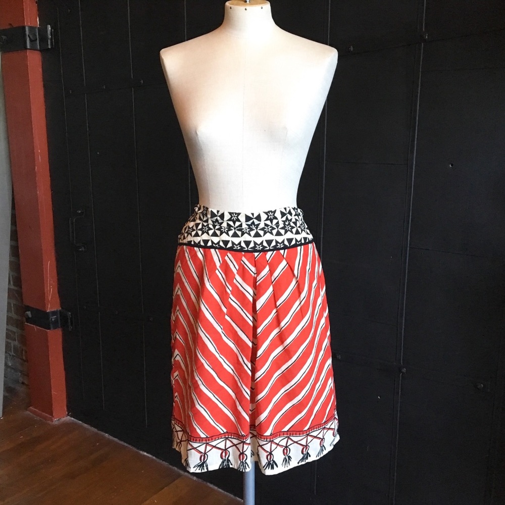 Anthropologie We Love Vera Stars and Stripes Skirt